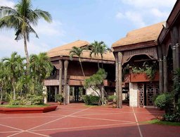 Coconut Palace, Manila, Philippines, built entirely out of coconut and local materials