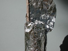 Foil wrapping completed